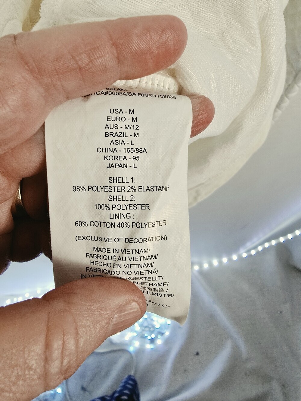 New Balance Quilted Ivory L Sleeve Mock Turtleneck Pull Over Sweatshirt Ladies M - Picture 7 of 12